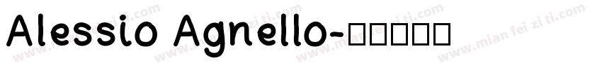 Alessio Agnello字体转换